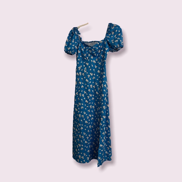 Blue Floral Dress - Picture 2 of 2